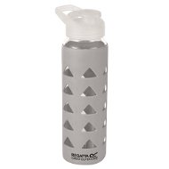 Regatta Glass/Silicon Bottle Silver Grey - Drinking Bottle