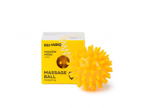 Rehabiq Masážní míček ježek žlutý, 6 cm - Masážní míč - Hlavní obrázek