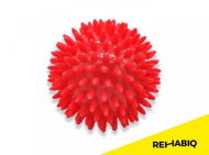 Rehabiq Red hedgehog massage ball, 8 cm - Massage Ball