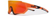 Cyklistické okuliare Ls910 Oranžovo-Čierne, Sklo Červené C08 - Cyklistické okuliare