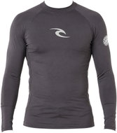 RIP CURL Waves men's rash vest, long sleeve, L, dark grey - Lycra Clothing