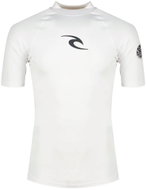 Rip Curl Pánské Lycrové Triko Waves, Krátký Rukáv, Bílé - Lycra Clothing