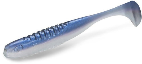 Delphin Rubber lure ZANDERA UVs 10 cm Polar 5 pcs - Rubber Bait - Main image