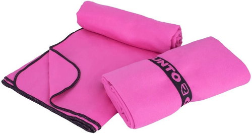 RUNTO Quick-drying towel 80×130 cm, neon pink - Towel - Main image