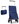 Shopping trolley bag, navy blue