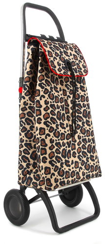 Rolser I-Max Wild 2 Logic shopping trolley, leopard print Main image Rolser I-Max Wild 2 Logic shopping trolley, leopard print - Shopping Trolley - Main image