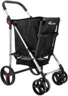 Rolser Basket MF 4Big, foldable shopping trolley, black - Shopping Trolley