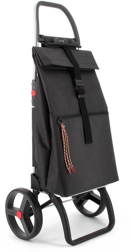 Rolser BIG Tweed 2 Logic RSG, black - Shopping Trolley - Main image