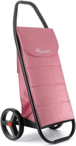Rolser Com Tweed Polar Black Tube, coral - Shopping Trolley - Main image