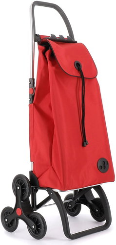 Rolser I-Max MF 6 Logic, stair castors, red - Shopping Trolley - Main image