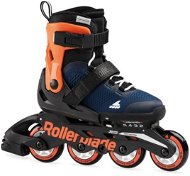 Rollerblade Microblade, Blue/Orange, size 28-32 EU/175-205mm - Roller Skates