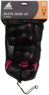 Rollerblade SKATE GEAR JUNIOR 3 PACK black / pink - Protectors