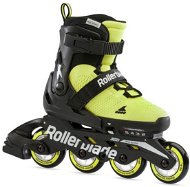 Rollerblade Microblade SE, Neon Yellow/Black, size 33-36 EU/210-225mm - Roller Skates