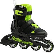 Rollerblade Microblade black/green size 28-32 EU / 175-205 mm - Roller Skates