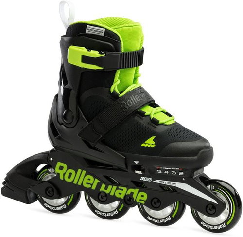 Rollerblade Microblade black/green size 28-32 EU / 175-205 mm - Roller Skates - Main image
