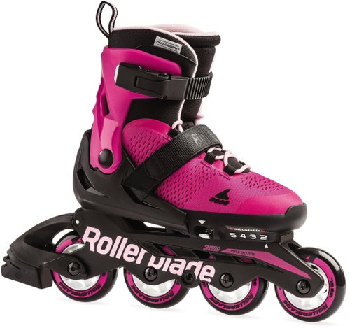 Rollerblade MICROBLADE G Pink-Bubblegum Size 36.5-41 EU/230-260mm - Roller Skates - Main image