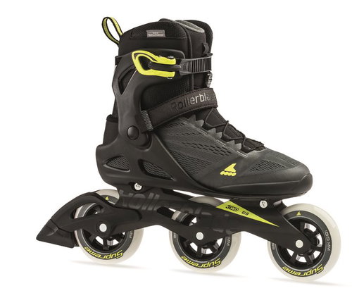 Rollerblade-MACROBLADE 100 3WD Anthracite/Yellow Size 41 EU/265mm - Roller Skates - Main image