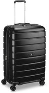 Roncato RELIFE M, black, 73 × 45 × 28/33 cm - Suitcase