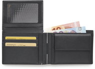 Roncato men's wallet with flap Boston black - Wallet