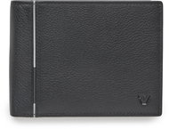 Roncato men's wallet with card slot and coin pocket Boston black - Wallet