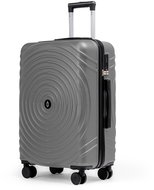 ROWEX Hypnotizer, universal travel case with TSA lock, silver - Suitcase