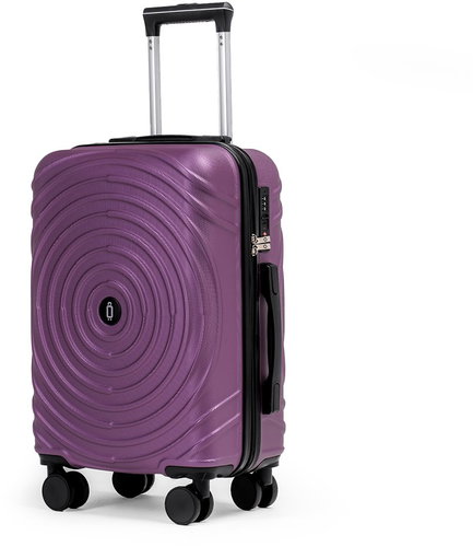 ROWEX Hypnotizer, universal carry-on suitcase with TSA lock, purple - Suitcase - Main image
