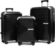 ROWEX Extra durable travel case with TSA lock Nexus 3in1, black - Case Set