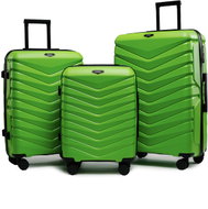 ROWEX Extra durable travel case with TSA lock Aero 3in1, green - Case Set