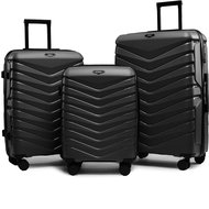 ROWEX Extra durable travel case with TSA lock Aero 3in1, black - Case Set