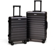 ROWEX Extra durable travel case with TSA lock Aluvision 2in1, dark grey - Case Set