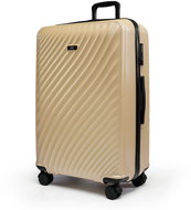 ROWEX Large family travel case with TSA lock Roseline, champagne - Suitcase
