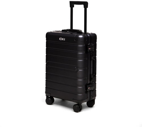 ROWEX Medium universal travel case with TSA lock Aluvision, black - Suitcase - Main image