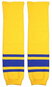 Hockey Socks Merco Malše hockey socks yellow-blue - Hokejové štulpny