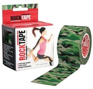 RockTape dizajnová kineziologická páska, maskovaná zelená - Tejp