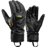 Leki WCR Venom Speed 3D, black-ice lemon 9 - Ski Gloves