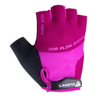 LACETO Cyklistické rukavice TEMPO Pink XS - Rukavice na kolo