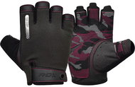 RDX Weightlifting Gloves T2 Half, pink, L - Workout Gloves