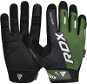 RDX Fitness rukavice F43 Čierna/Zelená L - Rukavice na cvičenie