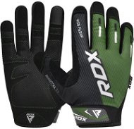 RDX Fitness rukavice F43 Čierna/Zelená M - Rukavice na cvičenie