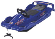 ALPEN GAUDI Double Race with Steering Wheel, Blue - Sledge