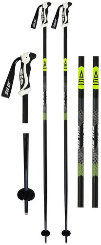 SULOV RIOT black size 130 cm - Ski Poles - Main image