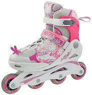 Roces Compy 6.0 Girl, White-Pink, size 34-37 EU/215-235mm - Roller Skates