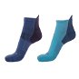 Ponožky Športové LABA-U veľ. 43 – 46, sivá/modrá – tyrkys/sivá - Ponožky