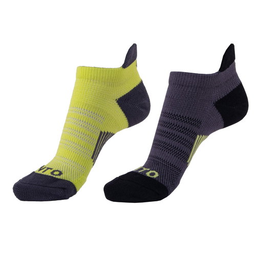 Sports RUN-M size 35-38, neon green/grey, grey/neon green/black - Socks - Main image