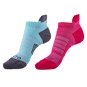 Sports RUN-W pink - turquoise/grey - Socks