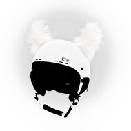 Revos Crazy Yeti ears - white - Helmet Decoration