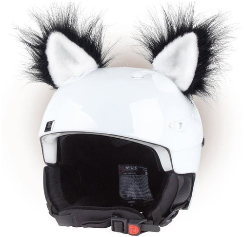 Revos Crazy Ears Cat - colour black - Helmet Decoration - Main image