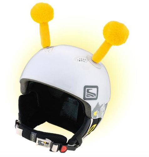 Revos Crazy Ears Antennae - yellow - Helmet Decoration - Main image
