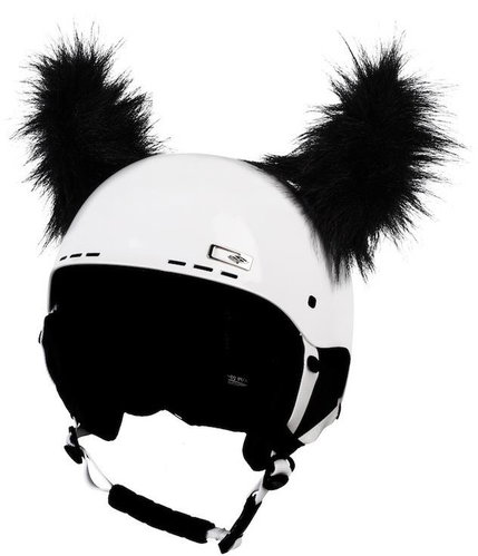 Revos Crazy Ears Horns Hairy - colour black - Helmet Decoration - Main image