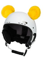 Revos Crazy Ears Teddy Bear - Yellow - Velcro - Helmet Decoration